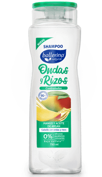Shampoo Ondas y Rizos Controlados