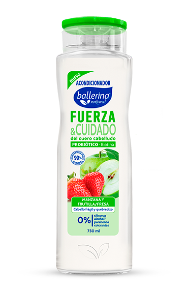 Acondicionador Fuerza y Cuidado con  Probiótico y biotina