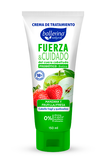 Crema de tratamiento Fuerza y Cuidado con  Probiótico y biotina