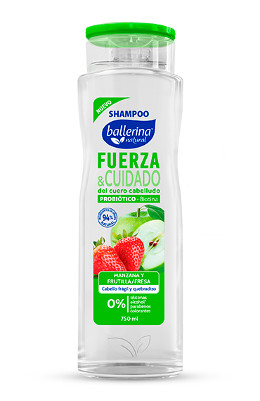 Shampoo Fuerza y Cuidado con Probiótico y biotina