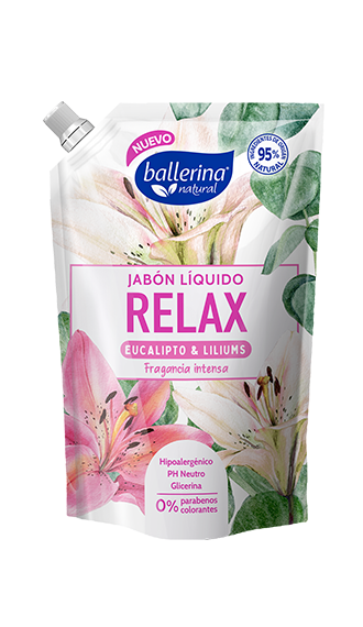 Jabón Líquido Relax Eucalipto & Liliums