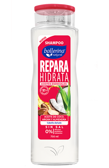 Shampoo Repara Hidrata con aceite esenciales